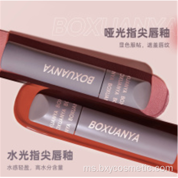 Jualan atas hujung jari bibir glaze